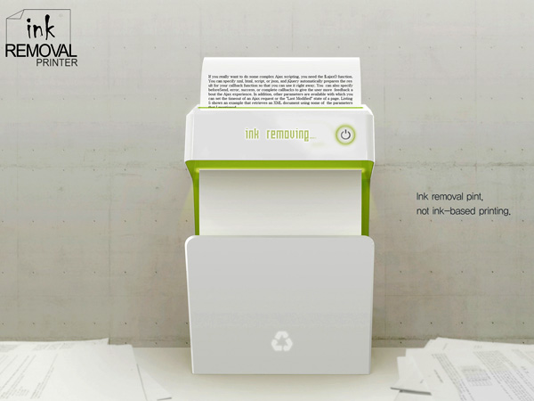 Ink Remover Printer, ou comment donner une seconde vie à vos feuilles imprimées!