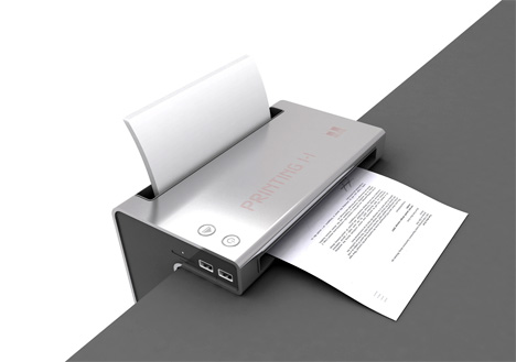 La hanging printer : une imprimante se voulant discrète