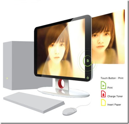 Prinitor : l’imprimante qui fusionne avec votre écran!