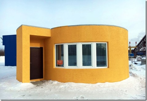 Une maison imprimée construite en un temps record