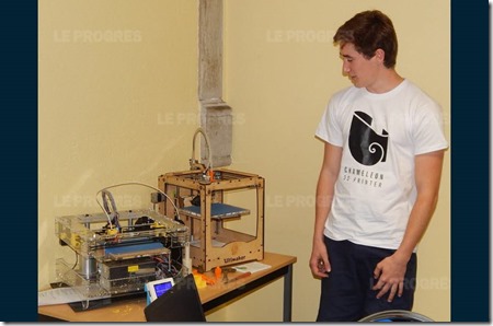 Il fabrique son imprimante 3D à seulement 16 ans