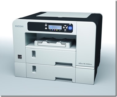 La Ricoh Gel Jet : l’imprimante utilisant de l’encre en gel