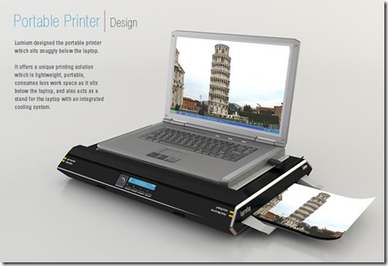 La Lumium : l’imprimante qui vous suit partout