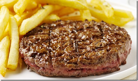 steak imprimé