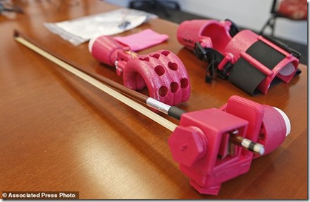 Girl Violin Prosthetic